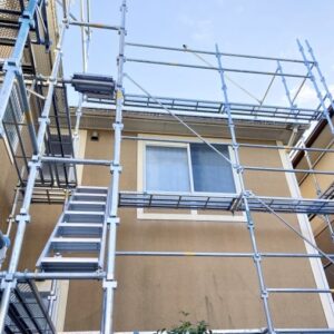 30坪の家を外壁塗装するところ